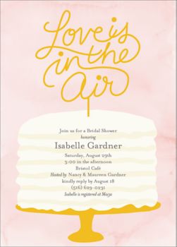 Paper & Party Supplies Paper Invitations Shower Me with Love Invite