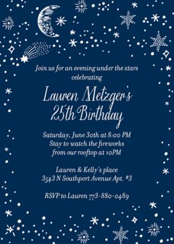 Galaxy Birthday Party Invitation | Paper Source