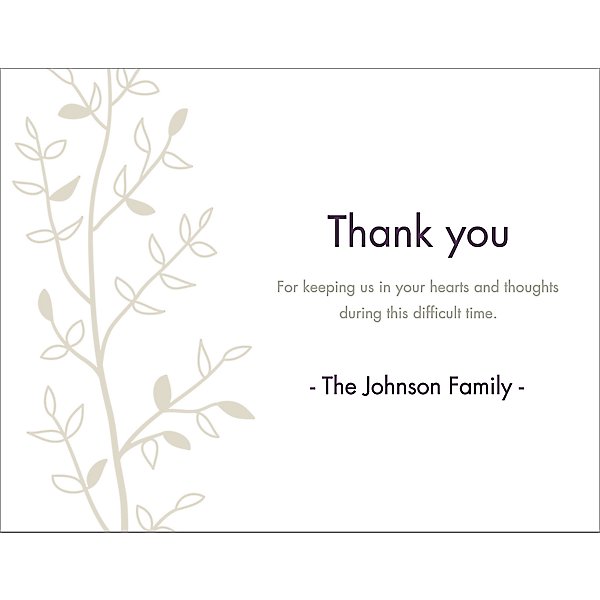 Branch Thank You Card | Paper Source