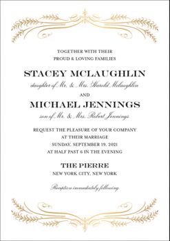 Classic Wedding Invitation Design