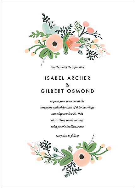 Wrapped In Wildflowers Wedding Invitation Paper Source