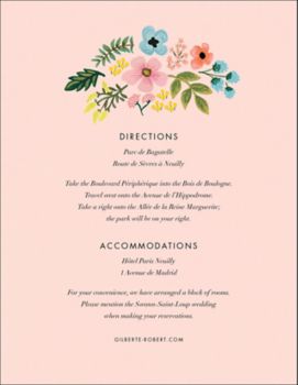 Spring Gatherings Information Card