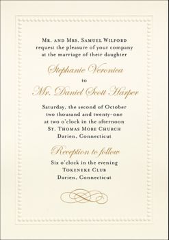 wedding invitation paper