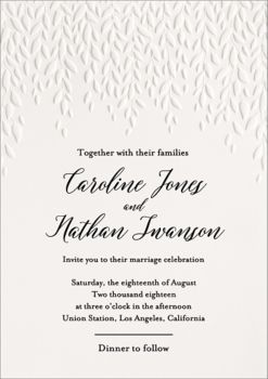 wedding invitation paper