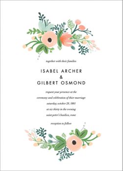 Wrapped in Wildflowers Wedding Invitation