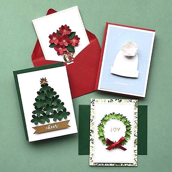 list of craft supplies for holiday decorating and gift-making
