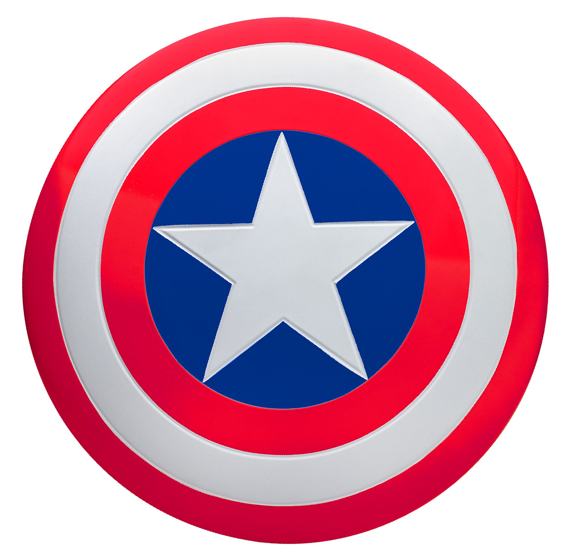 Captain America Shield Adult 24 Inches Plastic Prop Hand Marvel Steve Rogers 809801725484 | eBay