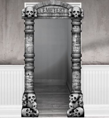 Cemetery Door Frame Decoration Deluxe, Halloween