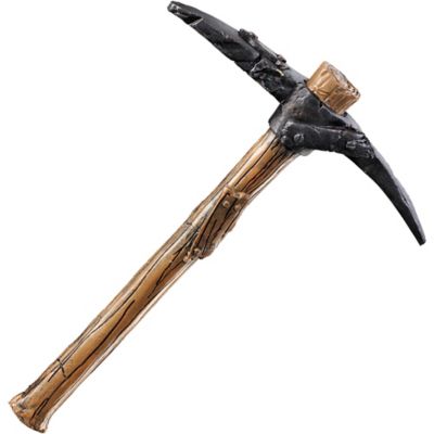 Pickaxe Prop Adult Long Foam Wood Metal Axe Tool Miner Zombie Battle Weapon Toy eBay