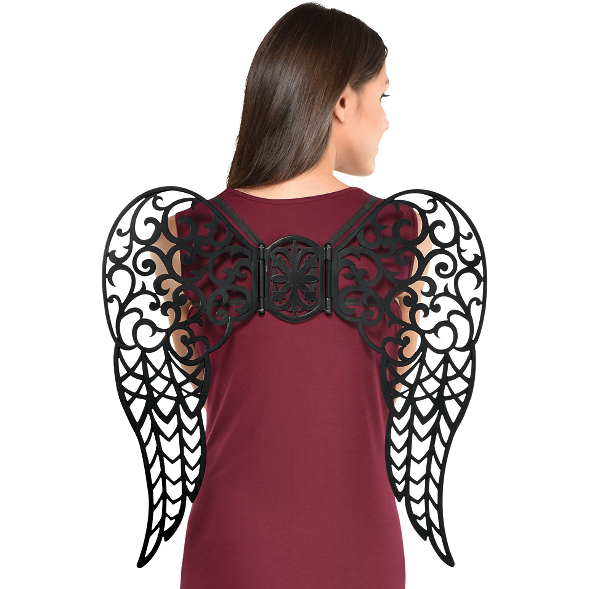 Iron Gate Filigree Dark Angel Wings Halloween Costume ...