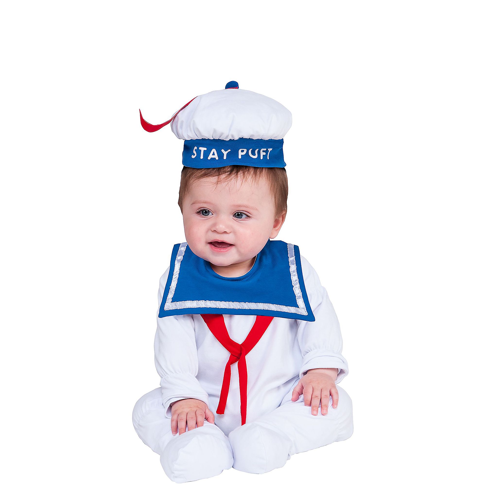 Stay Puft Marshmallow Man Halloween Costume - Ghostbusters Stay Puft Marshmallow Man Halloween Costume, Infants, 6-12