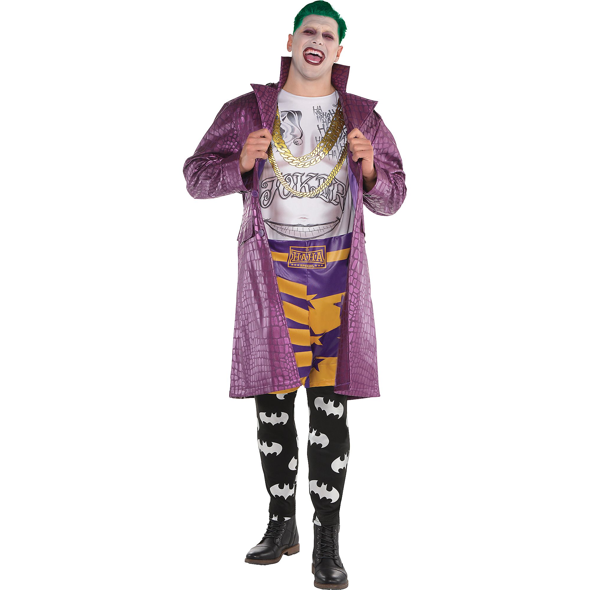 Psycho Joker Halloween Costume For Adults Suicide Squad Plus Size Ebay