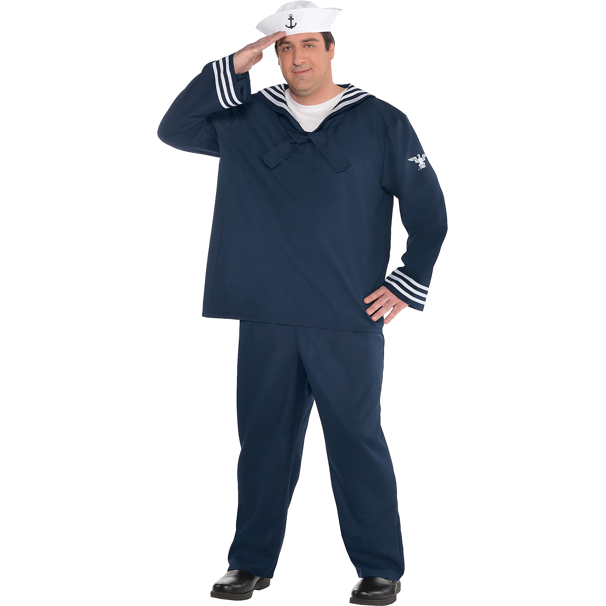 Out to Sea Sailor Halloween Costume for Men, Plus Size 809801810814 | eBay