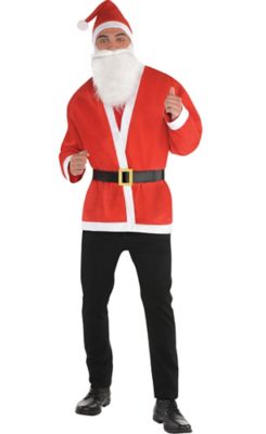 Santa Costume for Adults, Standard, with Accessories eBay