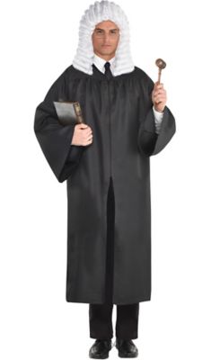 Judge Robe Adult Standard Size Black Justice Court Graduate Graduation