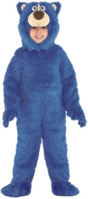 Toddlers Boomer Costume Size 34T Wonder Park Blue Jumpsuit Hood