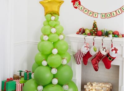 3 Diy Christmas Balloon Decoration Ideas Party City