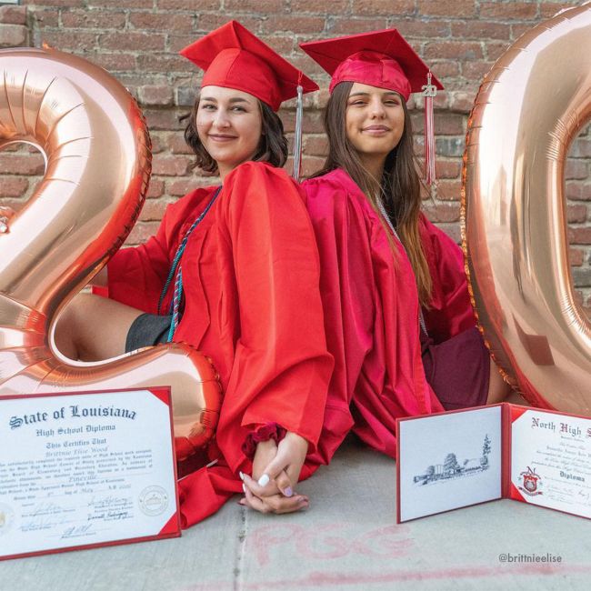 Graduation number balloons