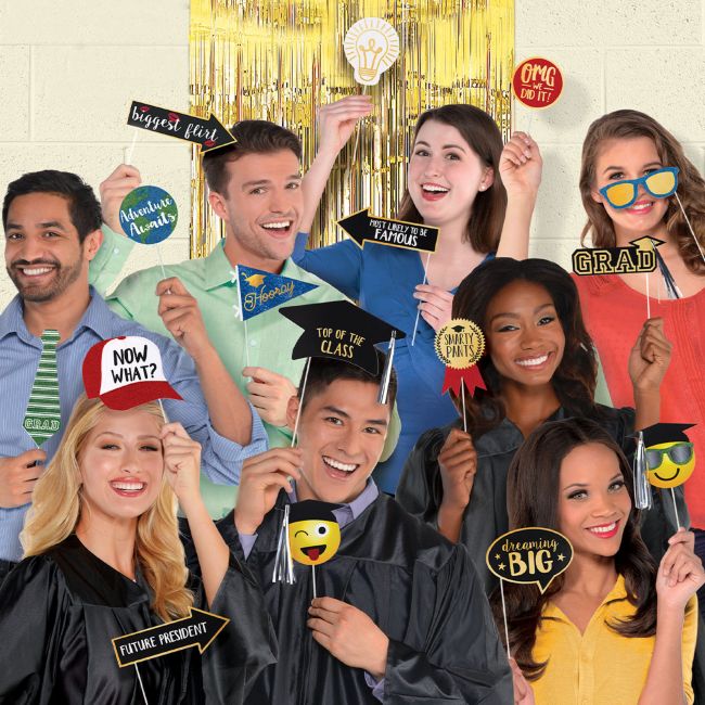 Grad photo props