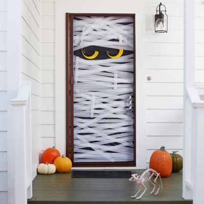halloween door decor