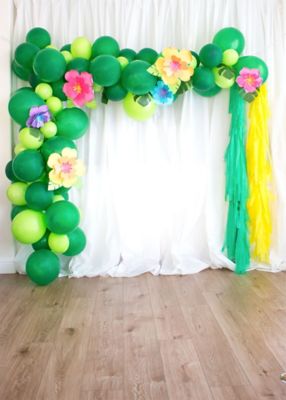 party balloons and decorations