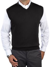 Silk, Cotton, & Cashmere V-Neck Sweater Vest