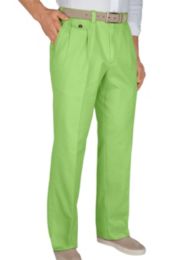 Paul Fredrick Mens Cotton Chino Pleated Pants