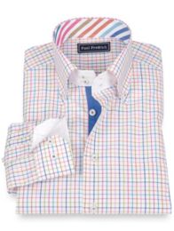 tattersall shirt button down collar