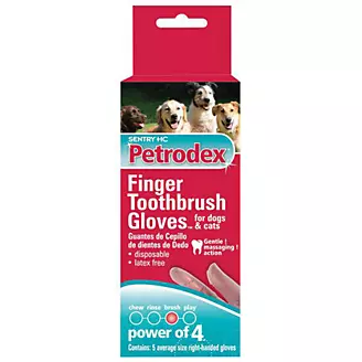 Finger Toothbrush Gloves 5 pack