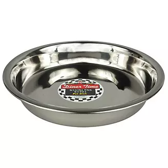 Stainless Steel Puppy Litter Feeding Dish 10in