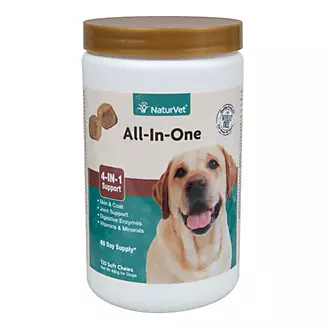 NaturVet All In One Soft Chews- 120 ct