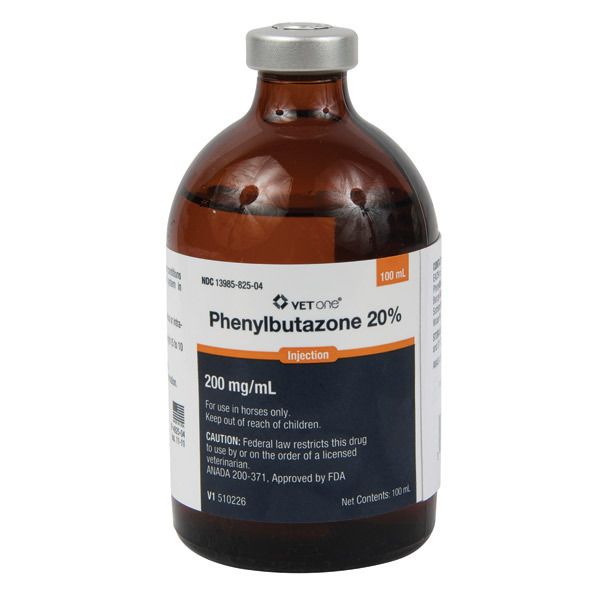 Bute Phenylbutazone Injection 100ml Vial - Horse.com