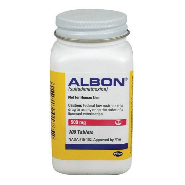 Albon 500mg Tablets 100ct