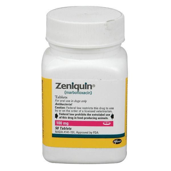 Zeniquin for Dogs 100mg 50 Tablets