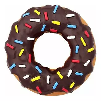 Votoy Vinyl Chocolate Donut With Icing