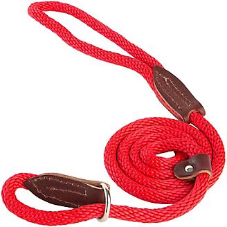 Ancol Black Strong Nylon Slip Rope Dog Lead Various Sizes In Dropdown Available 
