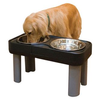 Our Pets Big Dog Feeder 16 Inch In Black 1800petsupplies Com