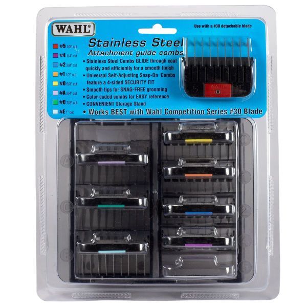 wahl stainless steel clipper guards