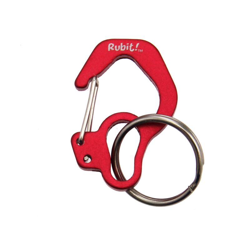The Rubit Dog Tag Clip Large Red (RUBIT LLC 09030 628586509030 Cat Supplies Cat Collars & Tags) photo