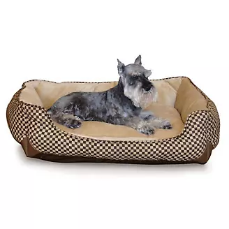 KH Mfg Self-Warming Lounge Sleeper Brown Dog Bed