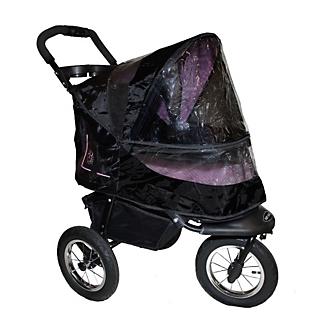 Black//Purple, Pet Gear Weather Cover for No-Zip Special Edition Pet Stroller