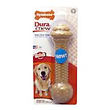 DuraChew Barbell Peanut Butter Dog Toy