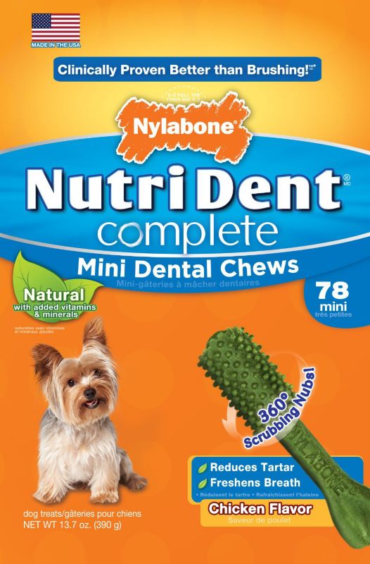 018214842767 UPC Nylabone Nutri Dent Limited Ingredients Mini Filet