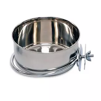 Indipets Stainless Steel Clamp-On Coop Cup