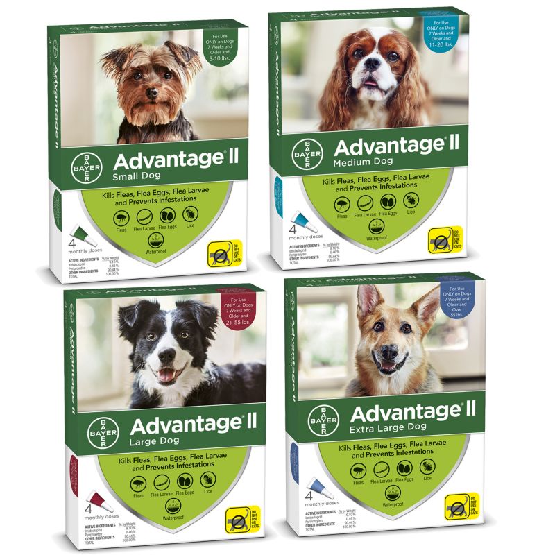 Advantage II for Dogs 4-Month Supply Over 55lb -  UNITED PACIFIC PET, 20420305