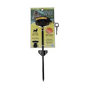 Medium Howard Pet 360 Degree Rotation Retractable Dog Cable Tie-Out 