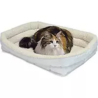 Image of Quiet Time Deluxe Double Bolster Pet Bed 54 inch