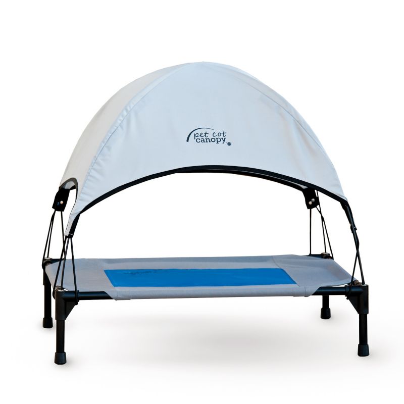 KH Mfg Pet Cot Canopy Large Gray (UTM DISTRIBUTING KH1639 655199016396 Cat Supplies Cat Beds Outdoor Cat Beds) photo