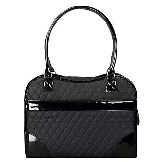 Pet Life Exquisite Black Handbag Pet Carrier