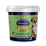 Stewart Freeze Dried Lamb Liver Dog Treat